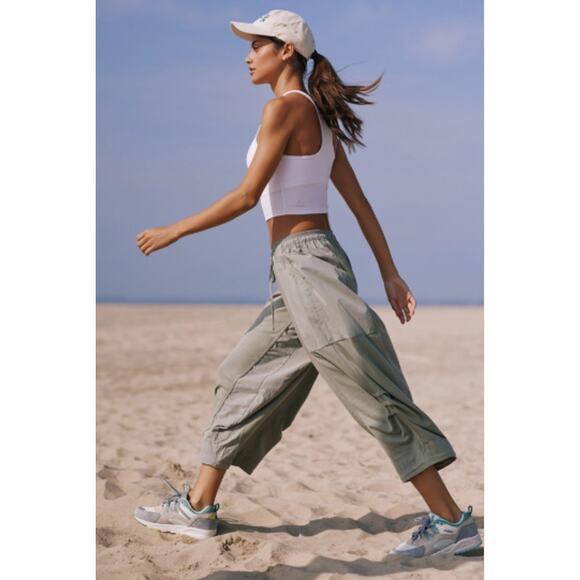 Anthropologie Olive Wide Leg Pants 1x or 2x - Picture 2 of 7